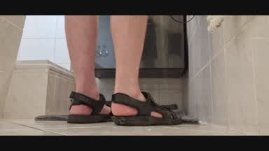 In the sandals with surprise