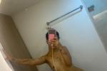 My body reflected in the mirror