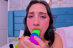 A good deep blowjob with saliva