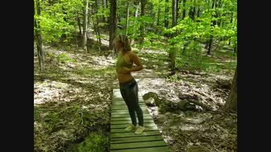 Forest Strip and Pussy Play