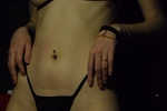 Hot photo session in black underwear ^^