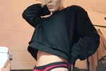 BigBulge in red panty