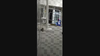 hot  shower anal cum