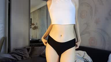 Panties teasing