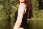 swimsuit in forest :3