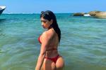 on the beach