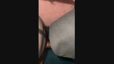Obedient little sissy sucks Mommy’s big black cock