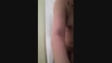 In the shower