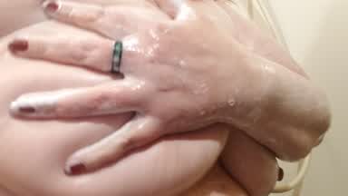 Soapy Shower Boobies