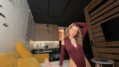 trisha and stan check the new couple videos in bio! โ me suck then ride a fat cock...perfect <3