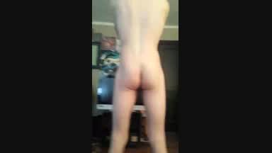 Naked kettlebell workout swings