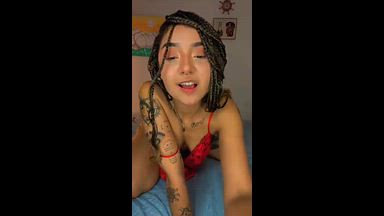 taking off my pajamas revealing my tits