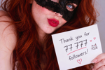 77 777 FOLLOWERS- THANK YOU