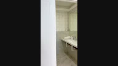 Before a hot shower