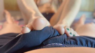 Footjob latina big ass