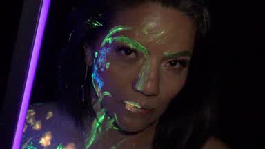 NUDE AND UV PAINTED