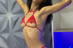 My ribs in red lingerie ❤
