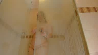 a very hot shower