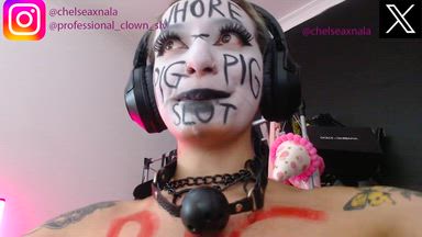 Anal with pig whore makeup