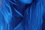 In the blue light