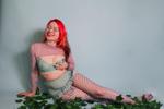redhead mermaid wait ur coral under boobs
