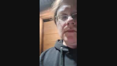 Having some fun in public toilet