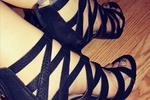 open toed shoes