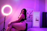 My sexy body with a purple light 💜🔥
