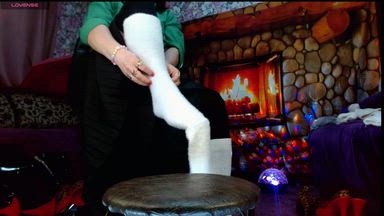 white knee-highs
