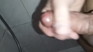 Cumming hard