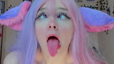 5 min of ahegao close up