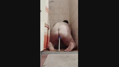 Anal under the shower