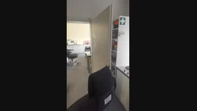 Huge cumshot at office