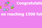Thanks to everyone who is with me