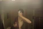 Drying off after a steamy shower