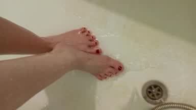 bathroom feet