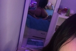 Look at my ass in the mirror