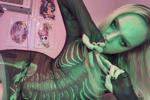 "SEXY SEE THROUGH SKELETON" PHOTOSET 💀