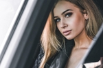 girl in black
