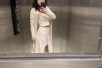 Elevator to Elegance: Wrapped in Cream, Dripping i