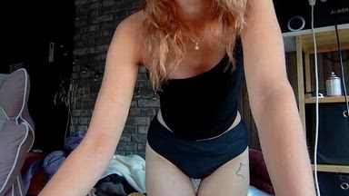 dance in bikini topless and smoke