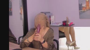 PANTYHOSE IN FACE!