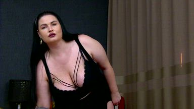 Black outfit and big boobs :)