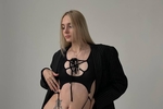 sexy lady in a jacket (23 pcs)