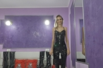 latex catsuit on