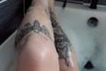 legs and tattoos