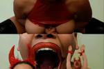 devil yawning