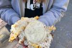 Me in Amsterdam eating Fries
