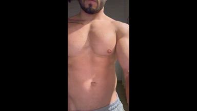Flex and cum