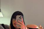 black hair